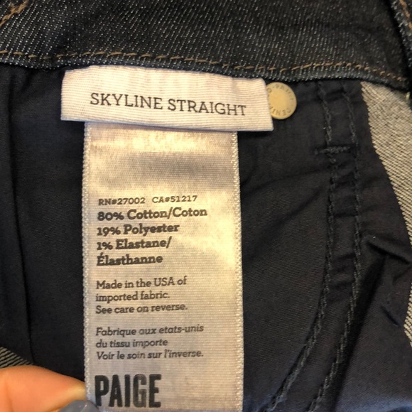 Paige Maternity Jeans Skyline Straight Twilight - Picture 4 of 4